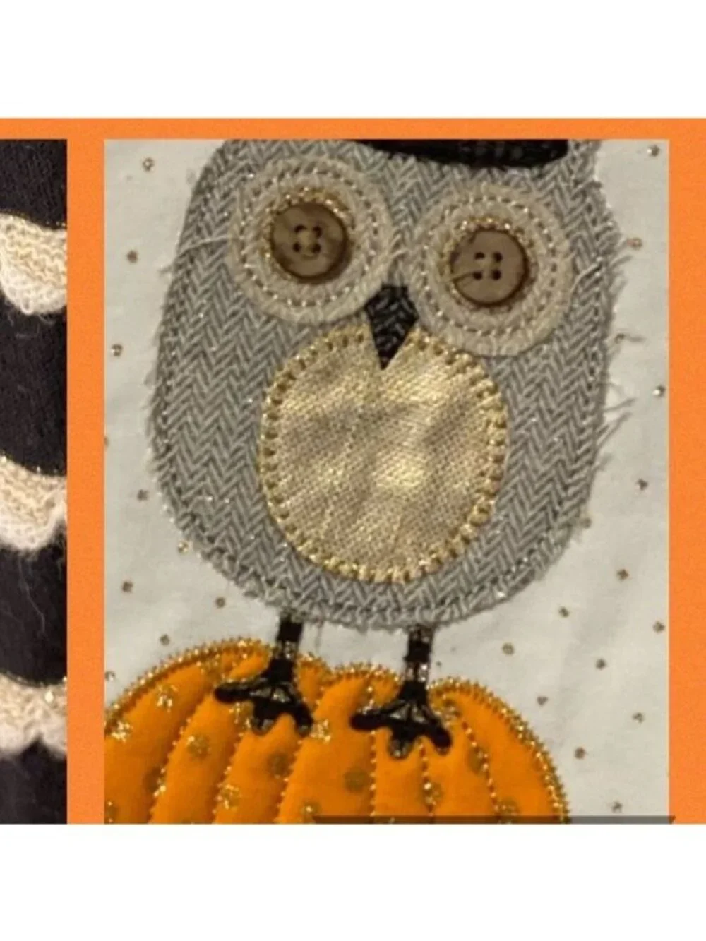 Mud Pie 0-6m NWT Owl Halloween pumpkin Fall SET gold glitter tunic leggings